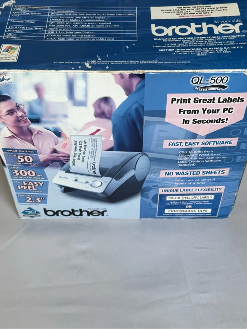 Brother P-touch QL-500 PC label printer